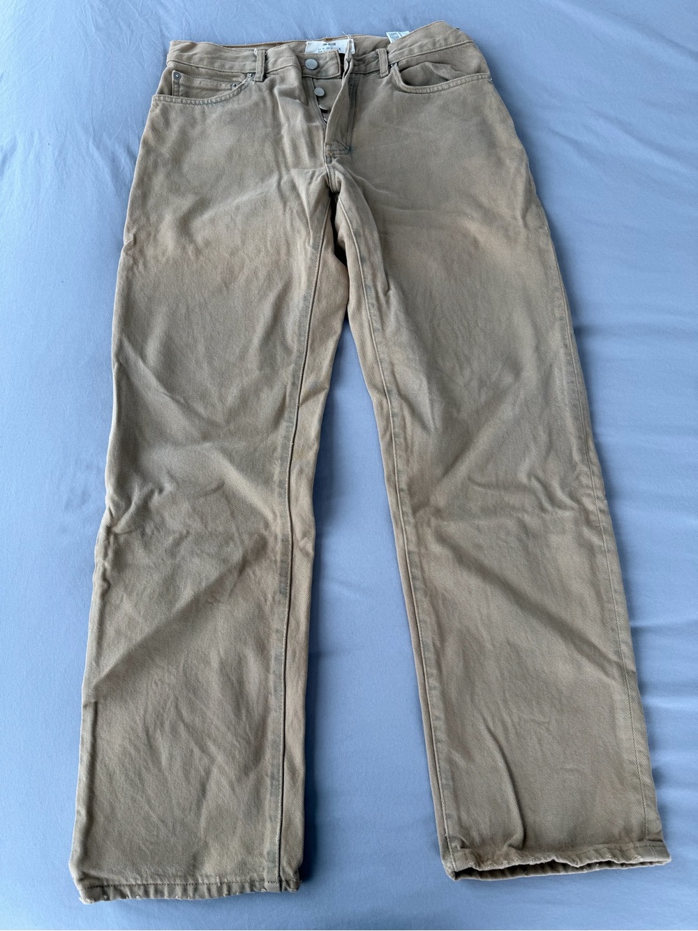Zara Men's Tan Straight Jeans